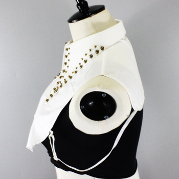 Ψεύτικο κολάρο με πριτσίνια για διασυνοριακό πουκάμισο, πολύ μακρύ μυτερό κολάρο, διακοσμητικό κολάρο, μεγάλη μάρκα ευρωπαϊκής και αμερικανικής Amazon