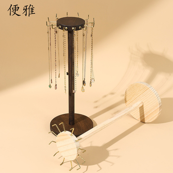 Bian ya kreatív horog nyaklánc kijelző állvány pulóver lánc ékszertartó nyaklánc élő stand kijelző kellékek ékszertartó