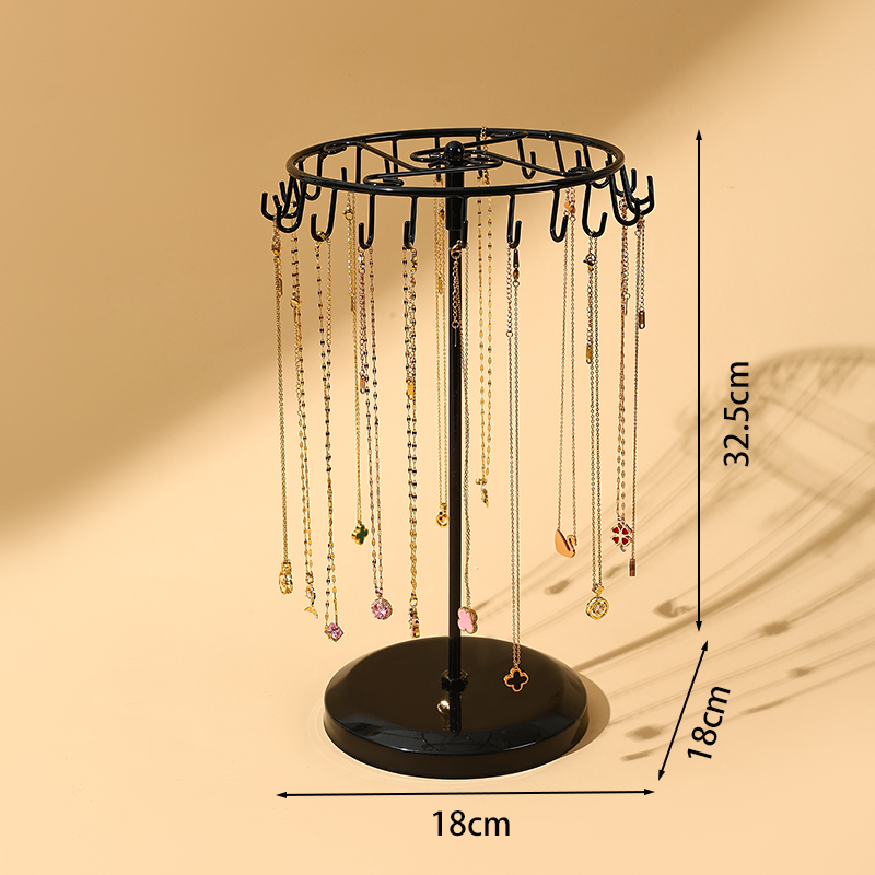Bian ya kreatív horog nyaklánc kijelző állvány pulóver lánc ékszertartó nyaklánc élő stand kijelző kellékek ékszertartó