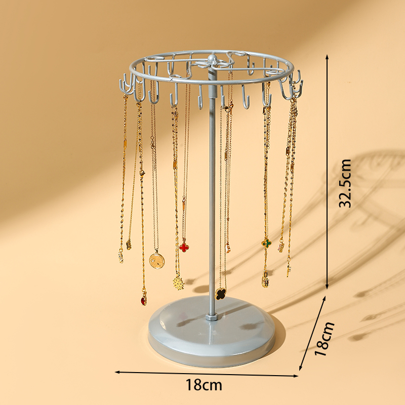 Bian ya kreatív horog nyaklánc kijelző állvány pulóver lánc ékszertartó nyaklánc élő stand kijelző kellékek ékszertartó