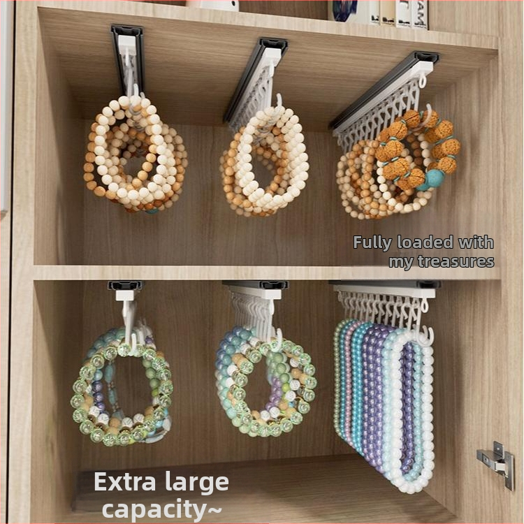 Кутия за съхранение на въжета за ръце, безпроблемна игра с кристални мъниста, закачалка за бижута, стойка за бижута Orbit