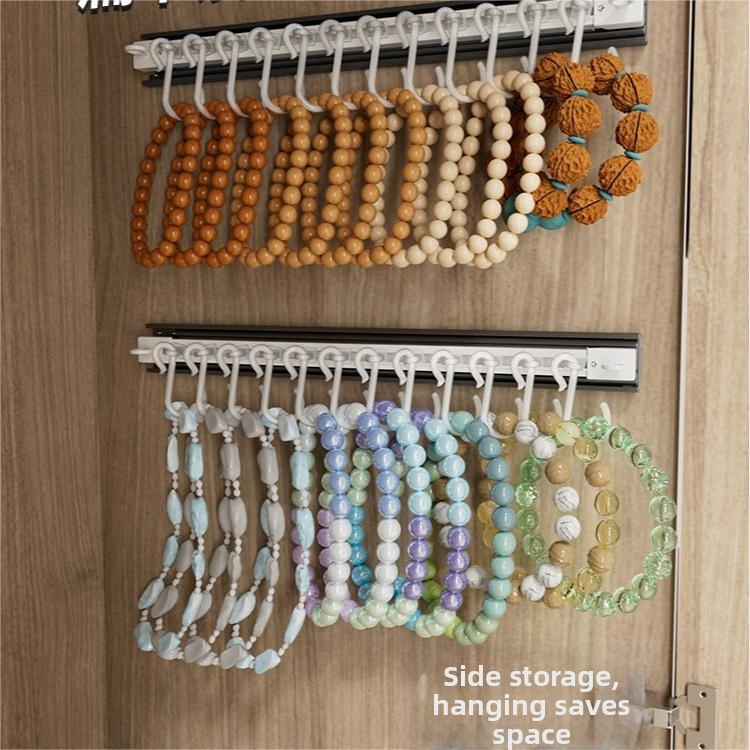 Кутия за съхранение на въжета за ръце, безпроблемна игра с кристални мъниста, закачалка за бижута, стойка за бижута Orbit