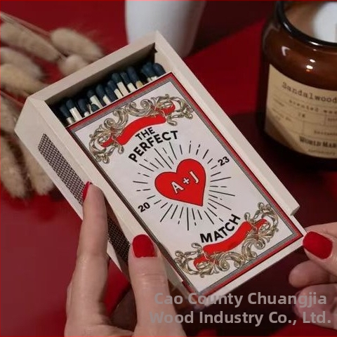 Spot Retro fa gyufásdoboz Hotel bár eldobható gyufásdoboz aromaterápiás gyertya gyufás csomagoló doboz