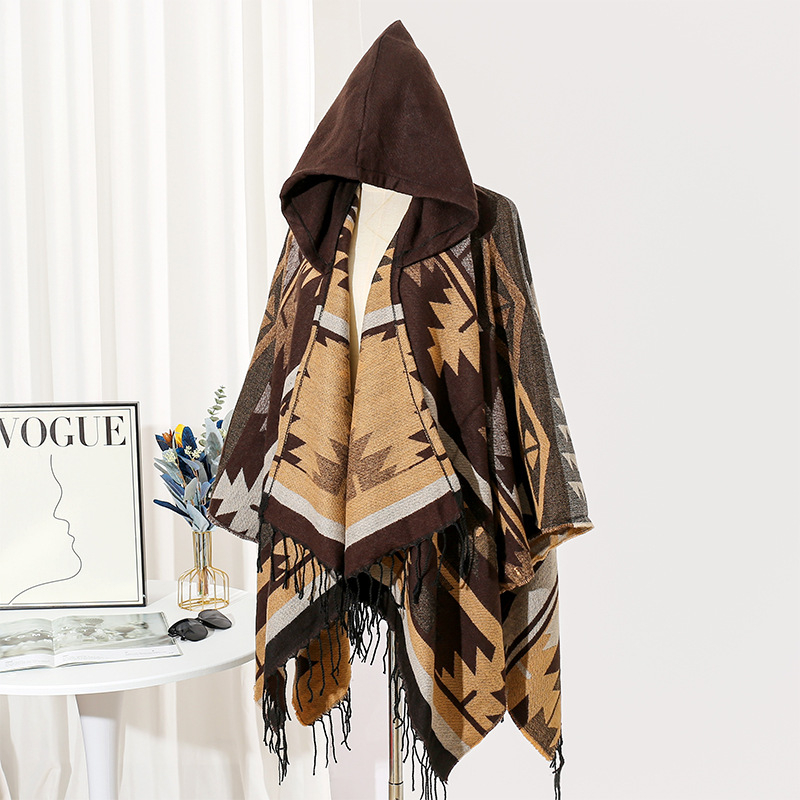 2024 m. naujas norvegiško miško apsiaustas su gobtuvu, švarkas su gobtuvu, unisex šiltas, sustorintas, skara, viršutiniai drabužiai