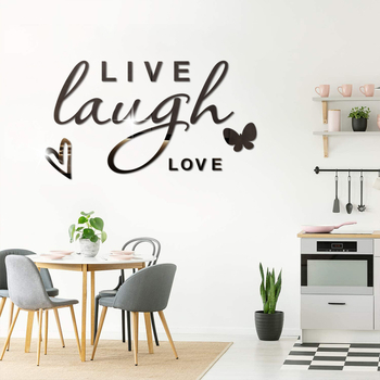 JM910 Αυτοκόλλητα τοίχου από ακρυλικό με σκανδιναβικό αγγλικό καθρέφτη εξωτερικού εμπορίου, διακοσμητικά αυτοκόλλητα τοίχου υπνοδωματίου, φόντο τοίχου καθιστικού, απλά αυτοκόλλητα τοίχου