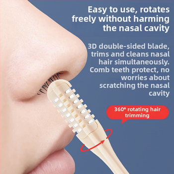 Πολυλειτουργικό κόφτη μύτης Honey Bundle, κούρεμα μύτης, ξύρισμα, καθαρισμός μαλλιών μύτης, φινίρισμα μαλλιών μύτης, ψαλίδι ξυρίσματος, πακέτο δύο τεμαχίων, άμεση πώληση