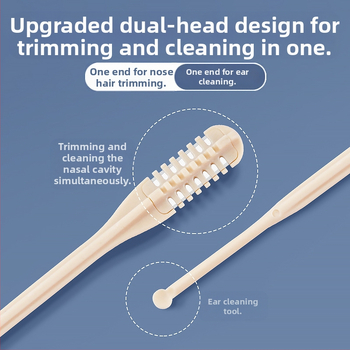 Πολυλειτουργικό κόφτη μύτης Honey Bundle, κούρεμα μύτης, ξύρισμα, καθαρισμός μαλλιών μύτης, φινίρισμα μαλλιών μύτης, ψαλίδι ξυρίσματος, πακέτο δύο τεμαχίων, άμεση πώληση