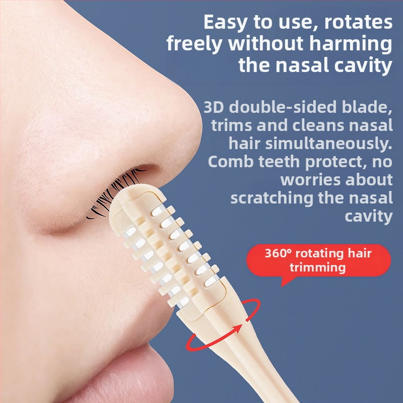 Многофункционална ножица за нос Honey Bundle, подстригване на нос, бръснене, почистване на нос, довършителни работи, ножици за бръснене, комплект от две, директна продажба