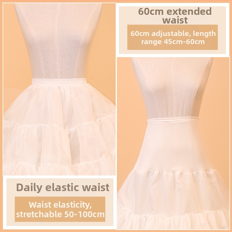 Сватбена рокля пола Лолита кристална прежда насилие без кости ежедневно мека сестра пухкава фуста jk фуста фабричен аутлет