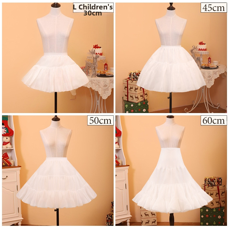 Сватбена рокля пола Лолита кристална прежда насилие без кости ежедневно мека сестра пухкава фуста jk фуста фабричен аутлет