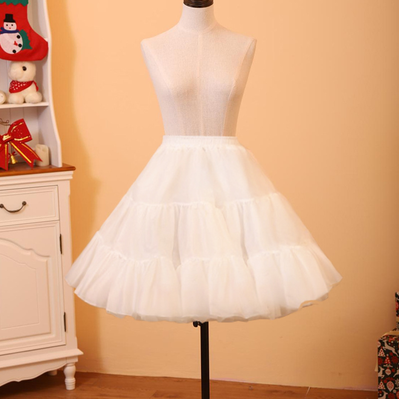 Kāzu kleita svārki Lolita kristāla dzija vardarbība bez kauliem ikdienas mīksta māsa pūkains apakšsvārki jk apakšsvārki rūpnīcas izeja