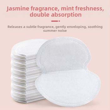 Mėtų skonio pažastų prakaito lipdukas Vienkartinis nematomas sausas pažastų gaivinantis prakaitą sugeriantis įklotas Prakaito lipdukas pažastų lipdukas