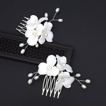 Senovinio stiliaus hanfu plaukų aksesuarai, rankomis austos keraminės šukos, mergaitės nulūžusių plaukų artefaktas, Xiuhe sušukuotos plaukų šukos, nuotakos galvos apdangalas