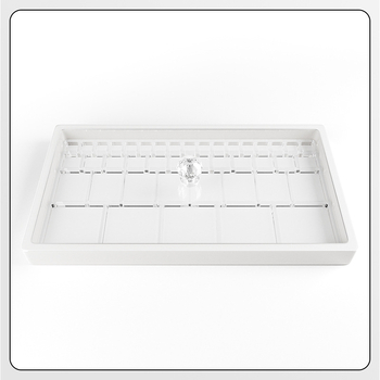 Órajavítás óraalkatrészek porvédő doboz óraszerkezet tárcsával osztott tűtároló doboz precíziós alkatrészek porvédő