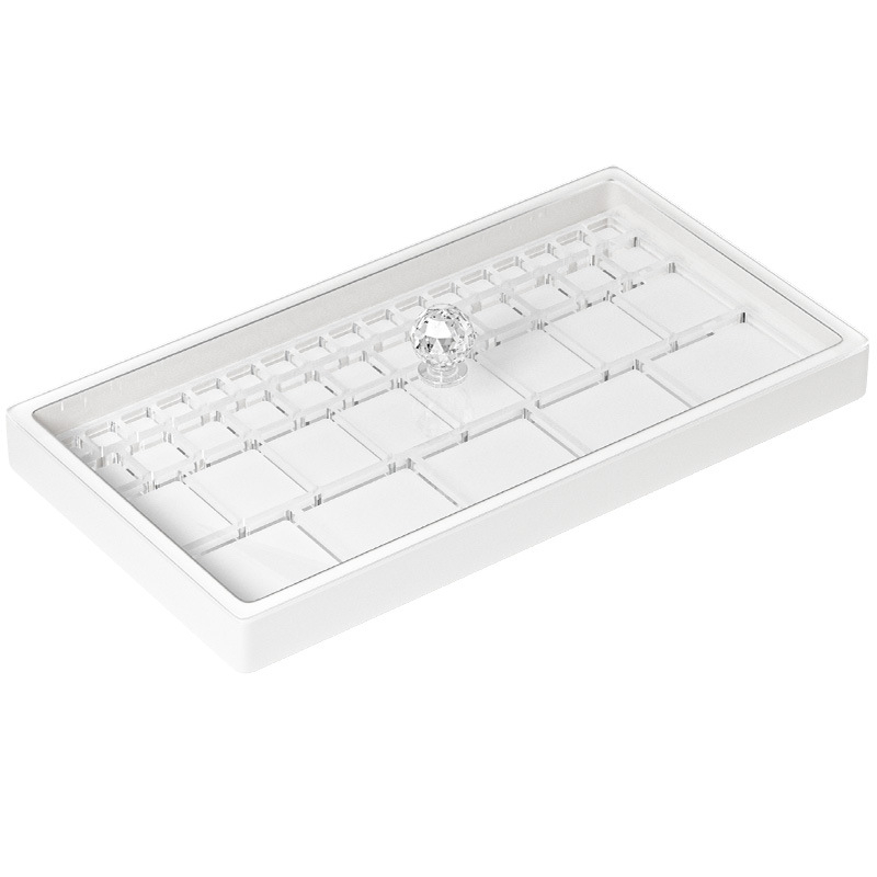 Órajavítás óraalkatrészek porvédő doboz óraszerkezet tárcsával osztott tűtároló doboz precíziós alkatrészek porvédő