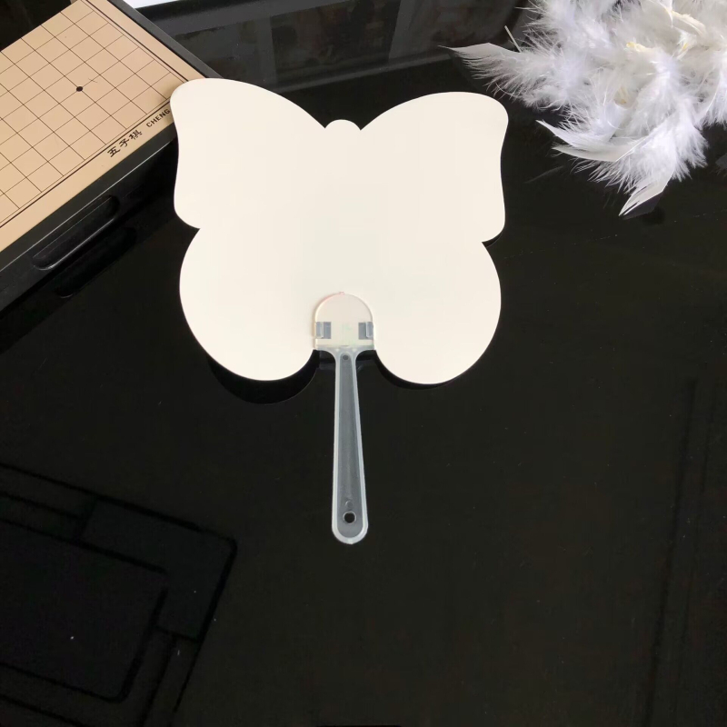 Papír legyező rajz graffiti üres gyerekeknek rajzfilm csoportos legyező tevékenység kézi legyező kis legyező barkács rajz legyező ajándék