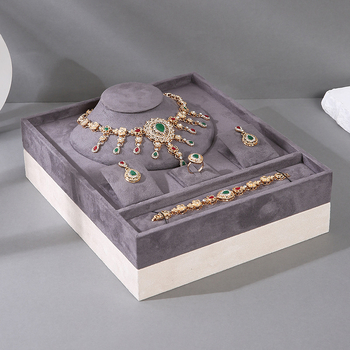 Διασυνοριακά σε απόθεμα Συνδυασμός κοστουμιών Ράφι κοσμημάτων Φανέλα Δίσκος κοσμημάτων Κατάστημα κοσμημάτων Δαχτυλίδι Βραχιόλι Κολιέ Σκουλαρίκια Ράφι πολλαπλών χρήσεων