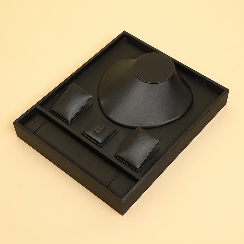 Határokon átnyúló raktáron Kombinált öltöny Ékszertartó Flanel ékszerkorong Ékszerbolt Gyűrű Karkötő Nyaklánc Fülbevaló Többcélú állvány