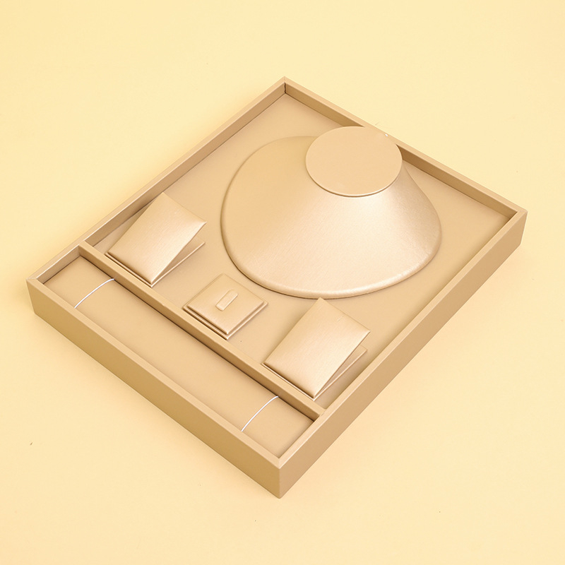 Határokon átnyúló raktáron Kombinált öltöny Ékszertartó Flanel ékszerkorong Ékszerbolt Gyűrű Karkötő Nyaklánc Fülbevaló Többcélú állvány