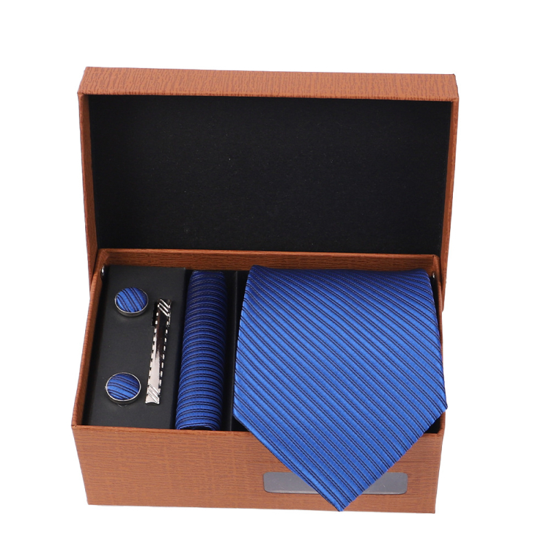 2025 Új Férfi Nyakkendő Szett Ajándékdobozban Luxus Divatos Ajándék Férfi Üzleti Nyakkendő 4 Részes Szett