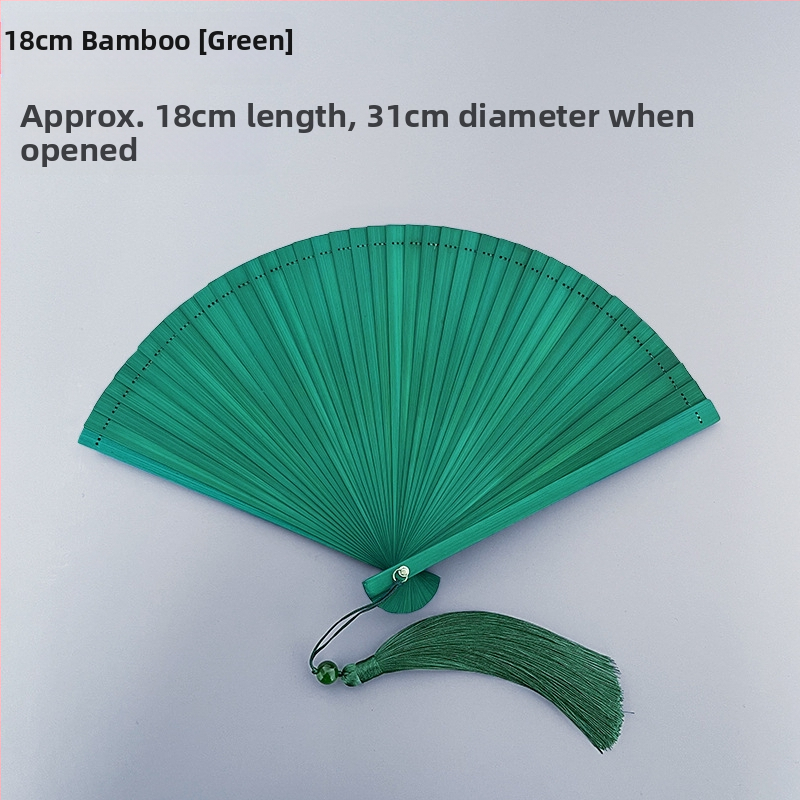 Teljes bambusz összecsukható ventilátor üreges összecsukható mini ventilátor 5 hüvelykes 6 hüvelykes hordozható kínai stílusú antik piros és fekete klasszikus táncventilátor