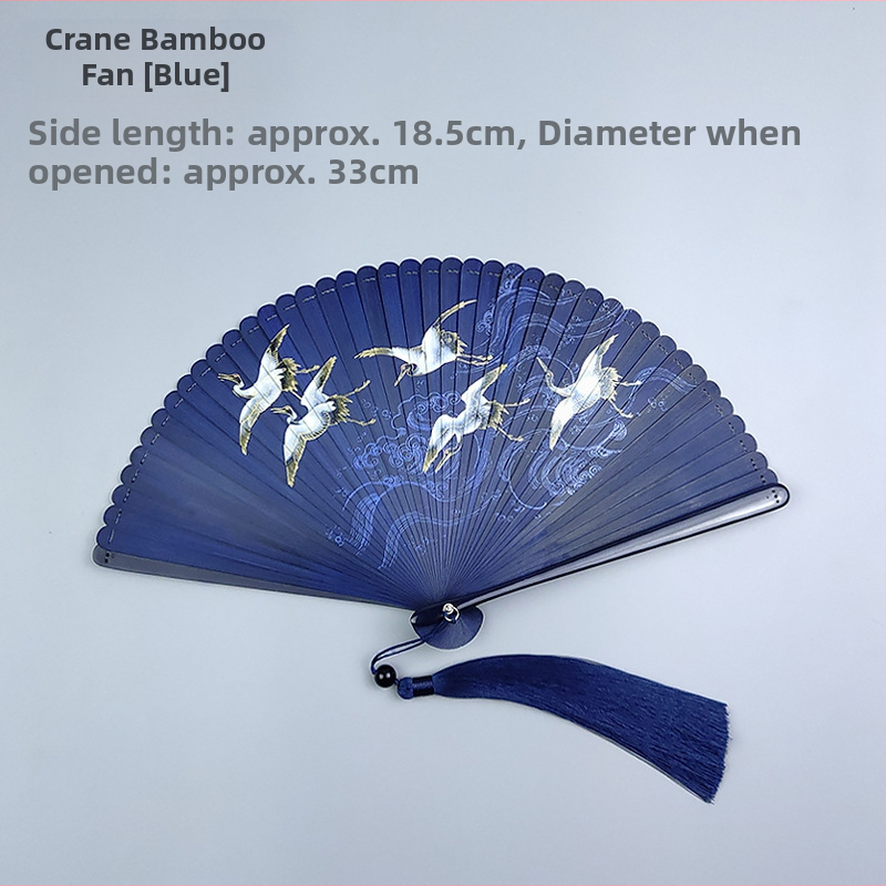 Teljes bambusz összecsukható ventilátor üreges összecsukható mini ventilátor 5 hüvelykes 6 hüvelykes hordozható kínai stílusú antik piros és fekete klasszikus táncventilátor