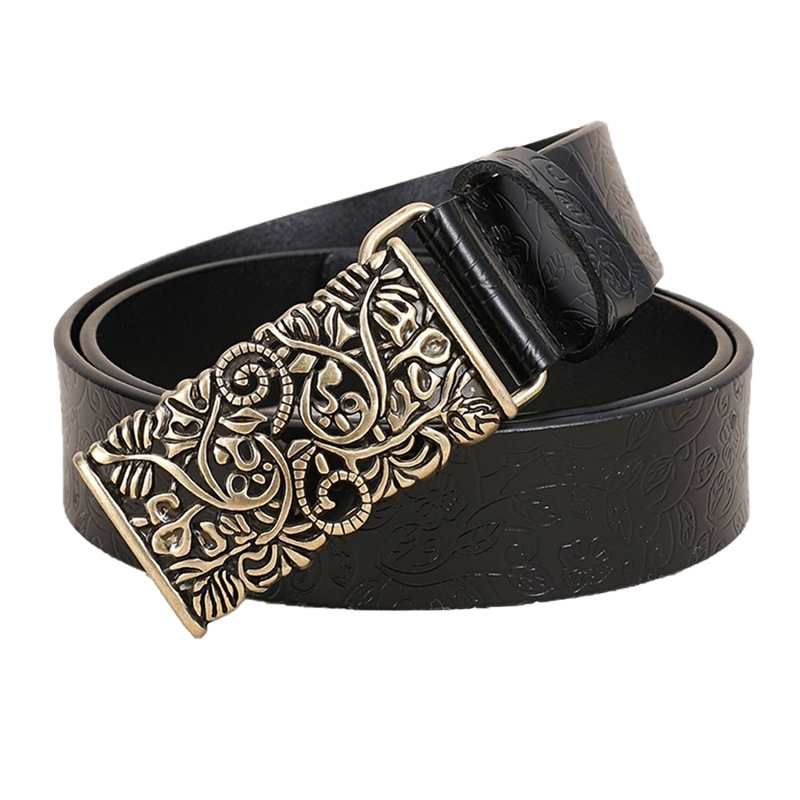 Eladó női marhabőr öv, palota öv, bőr retro női koreai divatos öv, határokon átnyúló nagykereskedelem