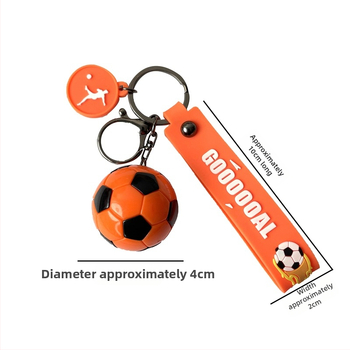 Νέο κρεμαστό κόσμημα μπρελόκ για τους οπαδούς του Παγκοσμίου Κυπέλλου ποδοσφαίρου, εξαιρετικό κρεμαστό κόσμημα μπρελόκ αυτοκινήτου για άνδρες και γυναίκες, μενταγιόν σακίδιο πλάτης ποδοσφαίρου