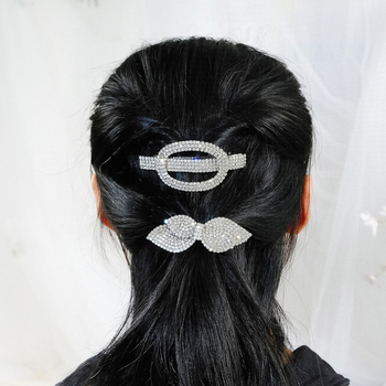 Ευρωπαϊκή και αμερικανική νέα νυφική κοσμηματοποιία γάμου πολυτελείας με κλιπς, στυλ με γλυκές αφέλειες, πλαϊνό κλιπ, φουρκέτα