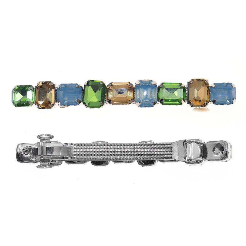 Európai és amerikai új esküvői menyasszonyi ékszerek luxus temperamentumos teljes tavaszi klipszes stílusú édes frufru oldalsó klipszes hajtű