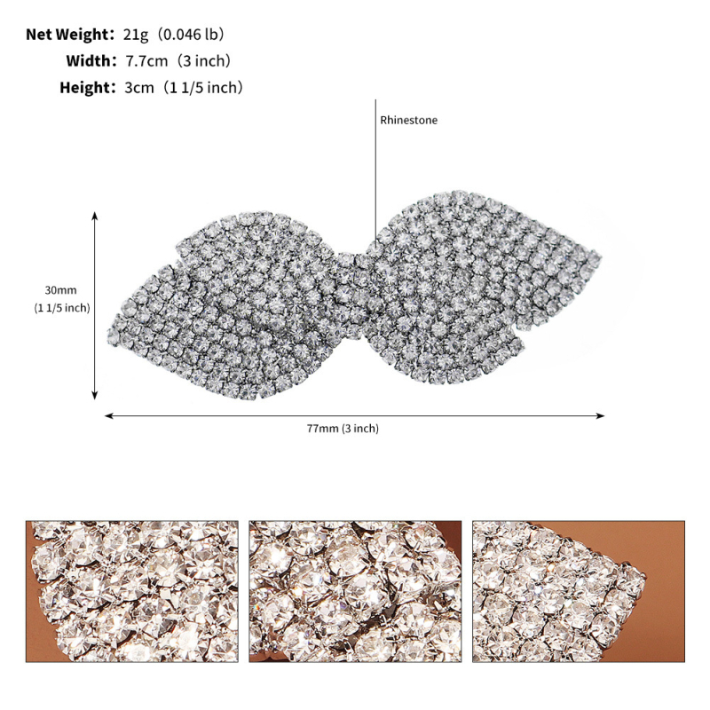 Európai és amerikai új esküvői menyasszonyi ékszerek luxus temperamentumos teljes tavaszi klipszes stílusú édes frufru oldalsó klipszes hajtű