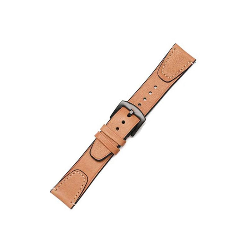 Huawei GT5/4/3/2 46mm/Watch4/3Pro órákhoz, bőrszíj, 22 mm-es férfi csuklópánt