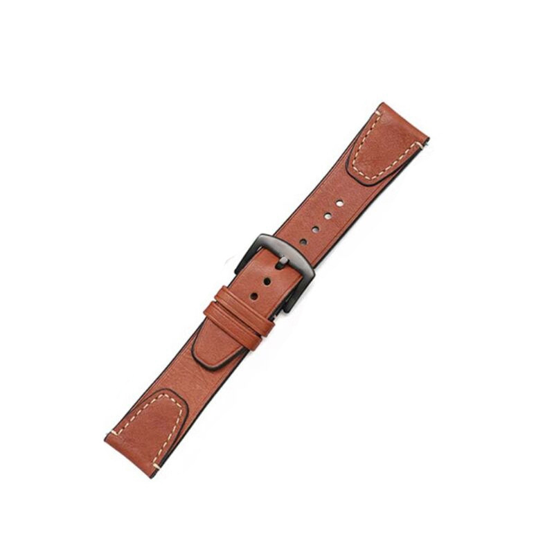 Huawei GT5/4/3/2 46mm/Watch4/3Pro órákhoz, bőrszíj, 22 mm-es férfi csuklópánt