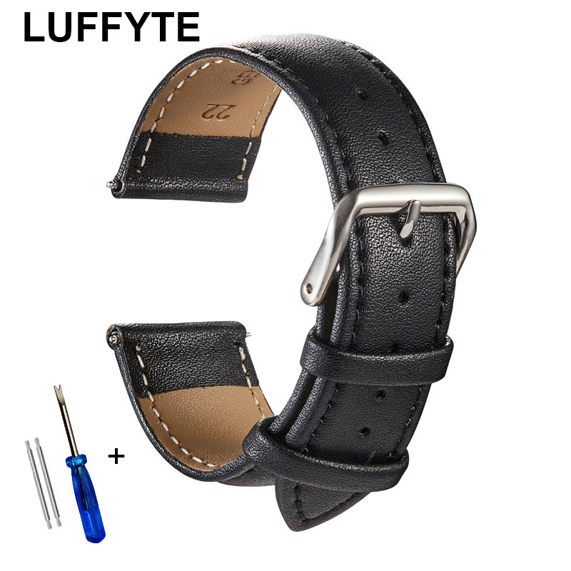 Каишки за часовници от естествена кожа 18 мм 20 мм 22 мм 24 мм Гривна за часовник
