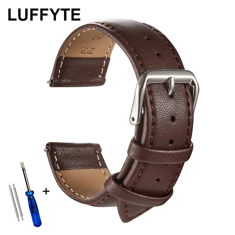 Каишки за часовници от естествена кожа 18 мм 20 мм 22 мм 24 мм Гривна за часовник