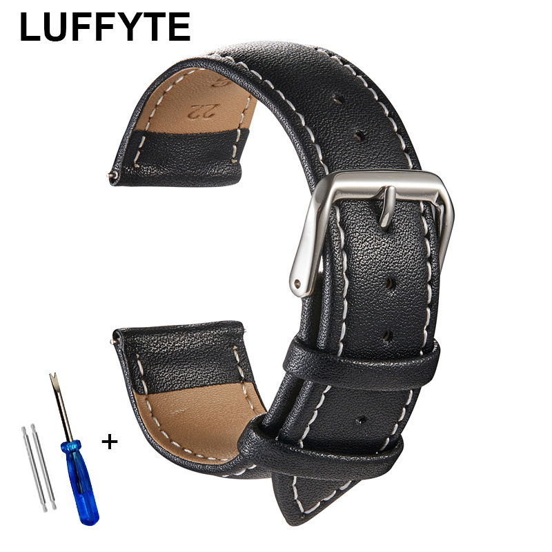Каишки за часовници от естествена кожа 18 мм 20 мм 22 мм 24 мм Гривна за часовник