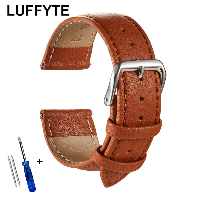 Каишки за часовници от естествена кожа 18 мм 20 мм 22 мм 24 мм Гривна за часовник