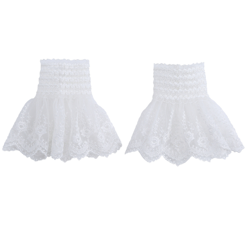 Tinklinio nėrinio temperamentas, mažas kvapas, trimatis nėrinių dekoratyvinis rankogalis, netikros rankovės, tarpvalstybiniai gamintojai, didmeninė prekyba