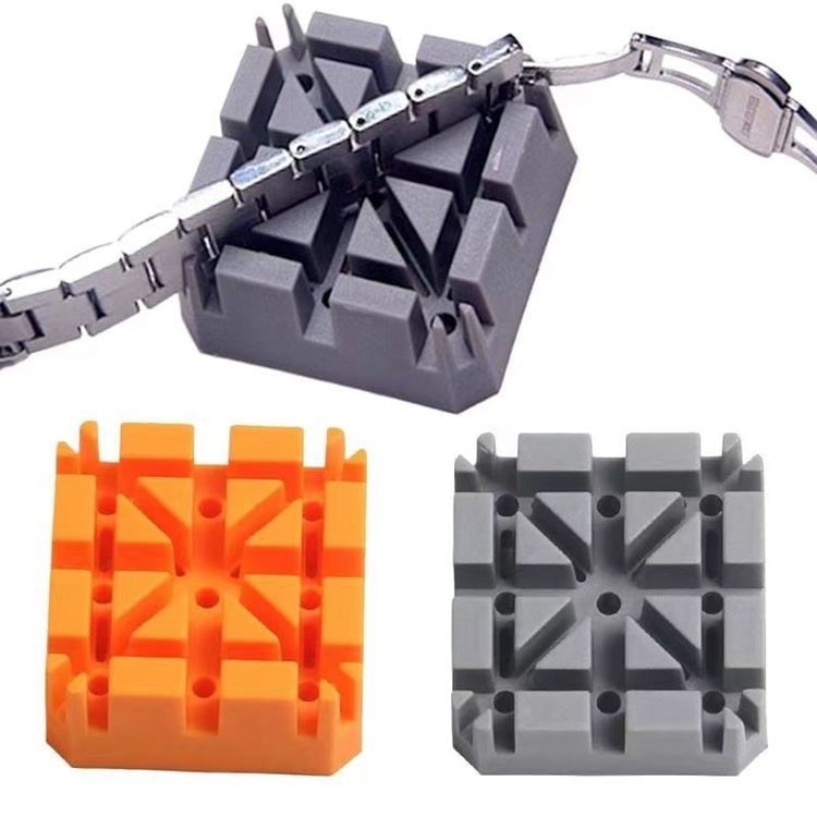 Órajavító szerszám, műanyag rizstartó, óratartó, órabontó, óraülésmérő, altartó, óraszíjtartó