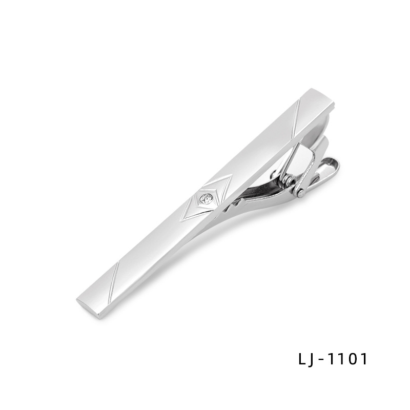 Äriline ametlik meeste kraeklamber 6cm moodne Korea stiilis Briti lipsuklamber hõbedane krae nööpnõelaga hulgimüük