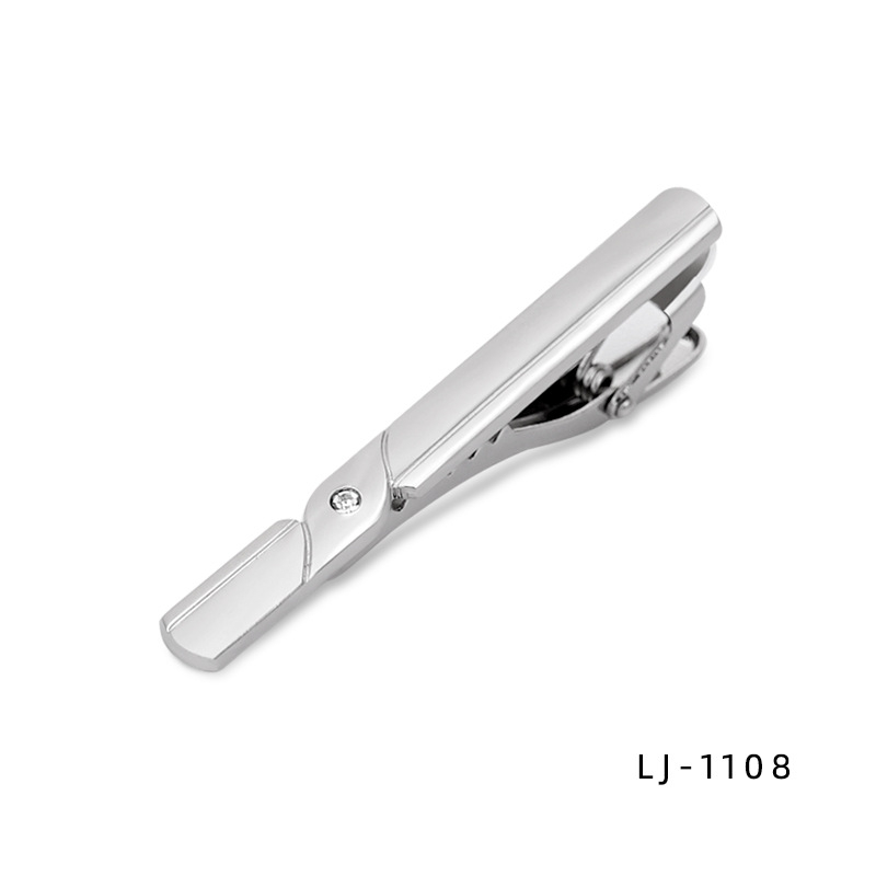 Äriline ametlik meeste kraeklamber 6cm moodne Korea stiilis Briti lipsuklamber hõbedane krae nööpnõelaga hulgimüük