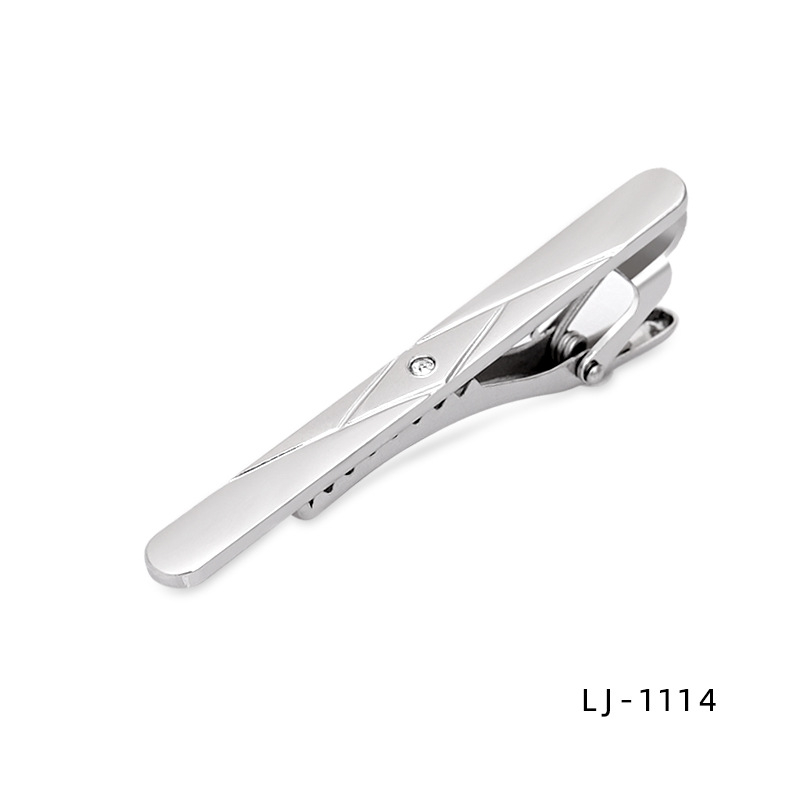 Äriline ametlik meeste kraeklamber 6cm moodne Korea stiilis Briti lipsuklamber hõbedane krae nööpnõelaga hulgimüük