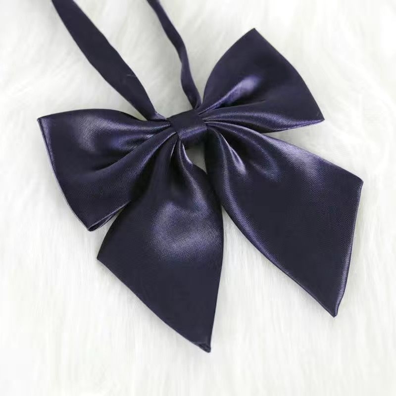 Läikiv sulgedest juurtega suur kikilips Phantom Jk Sakura pulbermündi sinine roheline Jaapani krae lillega ülikoolistiilis