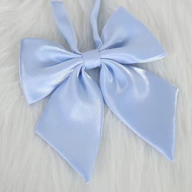 Läikiv sulgedest juurtega suur kikilips Phantom Jk Sakura pulbermündi sinine roheline Jaapani krae lillega ülikoolistiilis