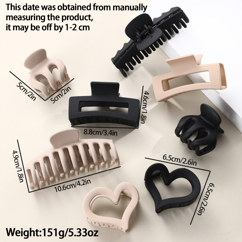 Fengpin DIY juuksenõelaga juukserõngas 17-osaline juukserõngas TikTok Xi Yin Amazoni haardega haikala klamber pärlmutter juukserõngas