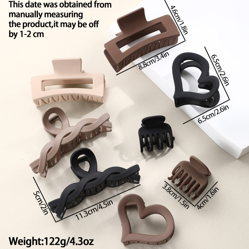 Fengpin DIY juuksenõelaga juukserõngas 17-osaline juukserõngas TikTok Xi Yin Amazoni haardega haikala klamber pärlmutter juukserõngas