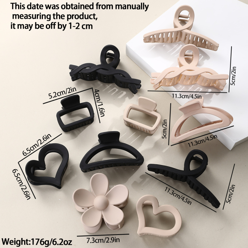 Fengpin DIY juuksenõelaga juukserõngas 17-osaline juukserõngas TikTok Xi Yin Amazoni haardega haikala klamber pärlmutter juukserõngas