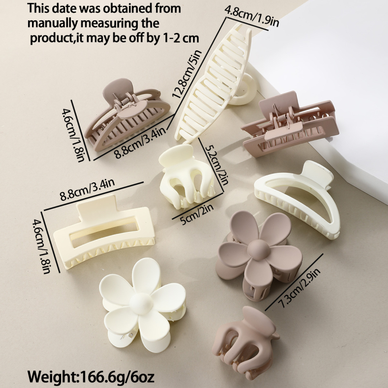 Fengpin DIY juuksenõelaga juukserõngas 17-osaline juukserõngas TikTok Xi Yin Amazoni haardega haikala klamber pärlmutter juukserõngas