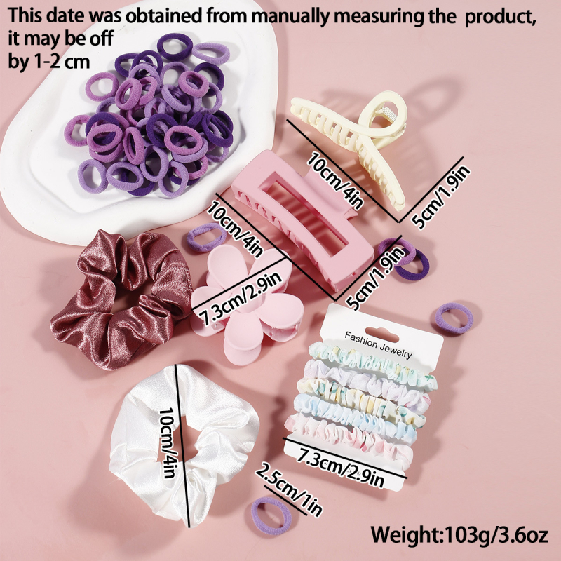 Fengpin DIY juuksenõelaga juukserõngas 17-osaline juukserõngas TikTok Xi Yin Amazoni haardega haikala klamber pärlmutter juukserõngas