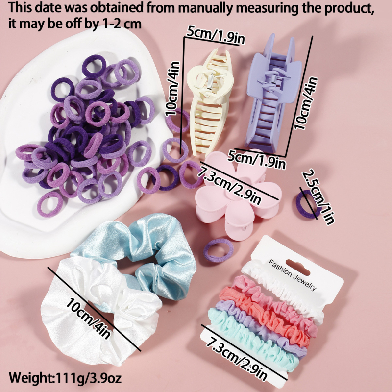 Fengpin DIY juuksenõelaga juukserõngas 17-osaline juukserõngas TikTok Xi Yin Amazoni haardega haikala klamber pärlmutter juukserõngas